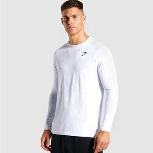 GYMSHARK GEO SEAMLESS LONG SLEEVE T-SHIRT